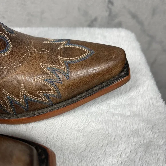 Ariat Women Sz 7B‎ Chimayo Dixon Western Boot Tan/New Mexico Navy Print - Picture 11 of 11